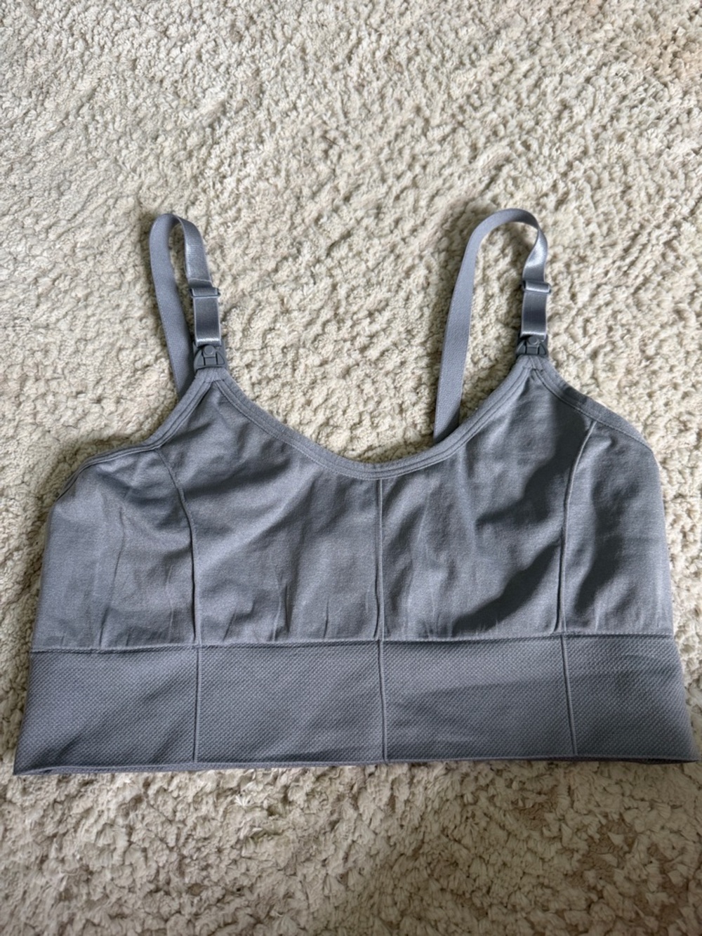 Everyday Comfort Seamless M Bralette in Gray